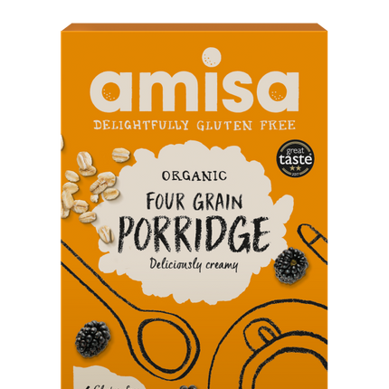 Amisa 4 Grain Porridge Gluten Free Organic 300g