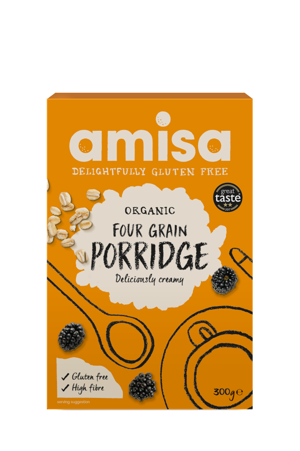 Amisa 4 Grain Porridge Gluten Free Organic 300g