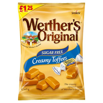 Werthers Sugar Free Creamy Toffees PMP £1.25 65g