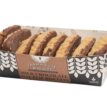 Farmhouse Biscuits Half Coated Milk Chocolate Mini Flips 150g