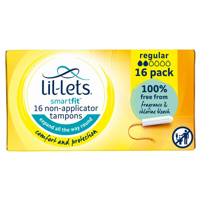 Lil-Lets Smartfit Non Applicator Regular 16s