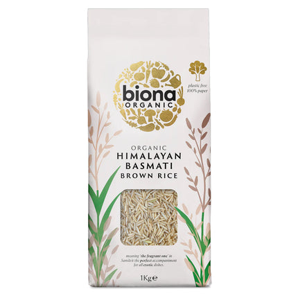 Biona Organic Himalayan Basmati Brown Rice 1kg