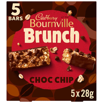 Cadbury Bournville Brunch Bar Dark Choc Chips 112g