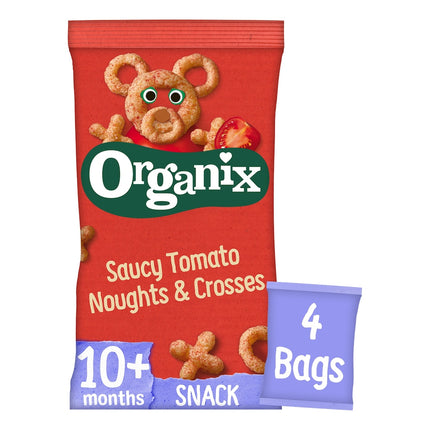 Organix Saucy Tomato Noughts & Crosses 4 x 15g