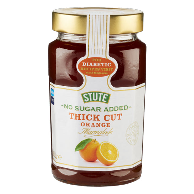 Stute Foods No Sugar Added Thick Cut Marmalade 430g