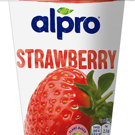 Alpro Strawberry Plant Based Yoghurt 6 x 500g