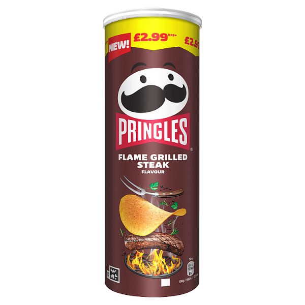 Pringles Flame Grilled Steak 165g £2.99 PMP
