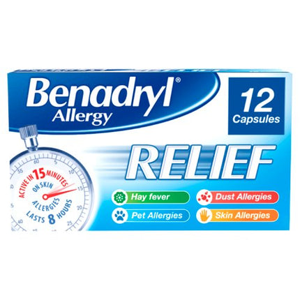 Benadryl Capsules 12s
