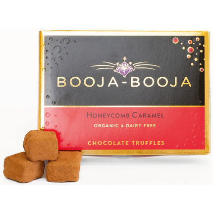 Booja Booja Honeycomb Caramel Chocolate Truffles - Eight Truffle Pack 92g