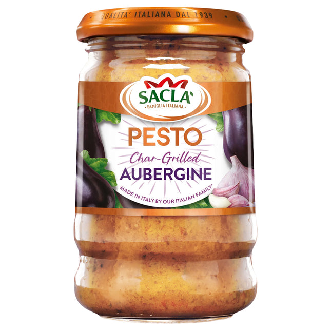 Sacla Chargrilled Aubergine Pesto 190g