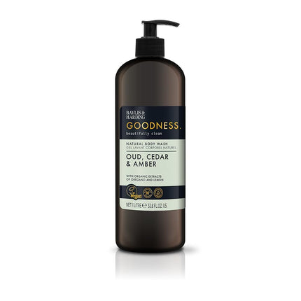 Baylis & Harding Goodness Oud, Cedar & Amber Body Wash 1L
