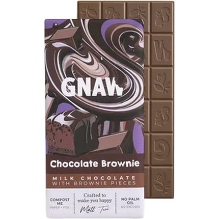 Gnaw Chocolate Brownie Bars 80g