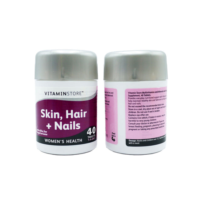 Vitamin Store Skin Hair & Nails Tablets 40s