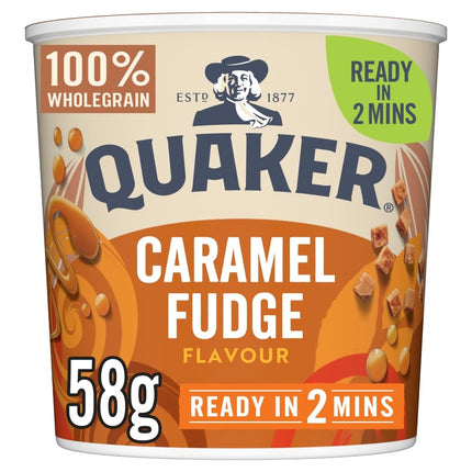 Quaker Oat So Simple Caramel Fudge Porridge Pot 58g