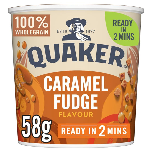 Quaker Oat So Simple Caramel Fudge Porridge Pot 58g
