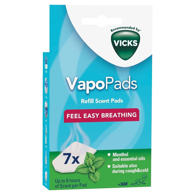 Vick Menthol Scent Pads In Pack 7ct