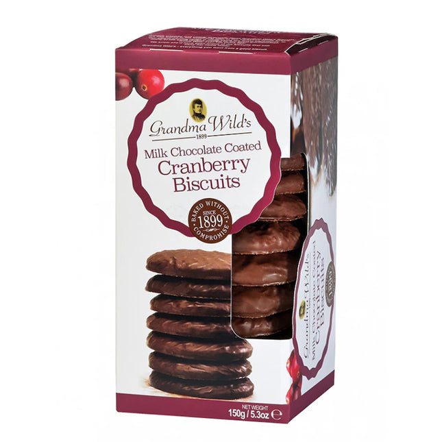 Grandma Wild's Milk Chocolate Cranberry 150g
