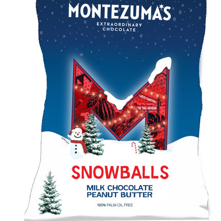 Montezumas Milk Chocolate Peanut Butter Snowballs Bag 120g