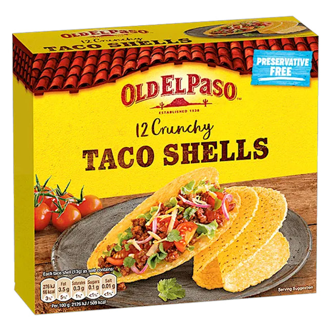 Old El Paso Taco Shells 156g