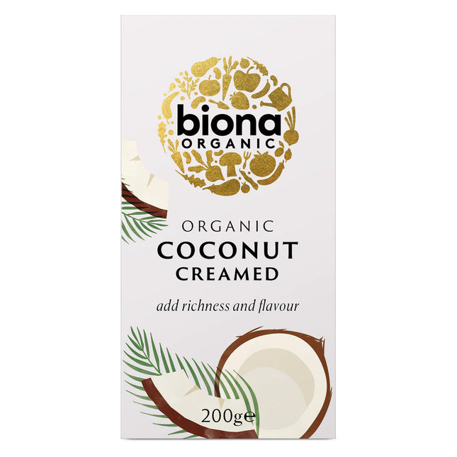 Biona Organic Creamed Coconut Block 200g