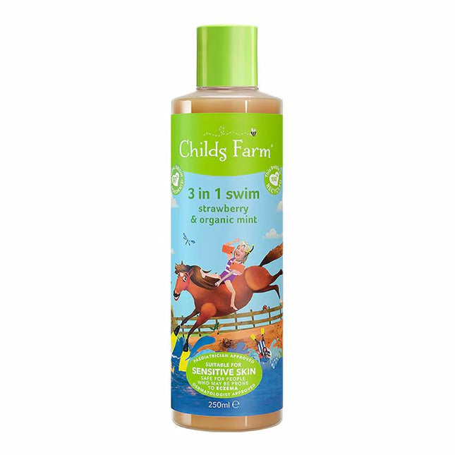 Childs Farm 3 In 1 Swim, Strawberry & Organic Mint 250ml