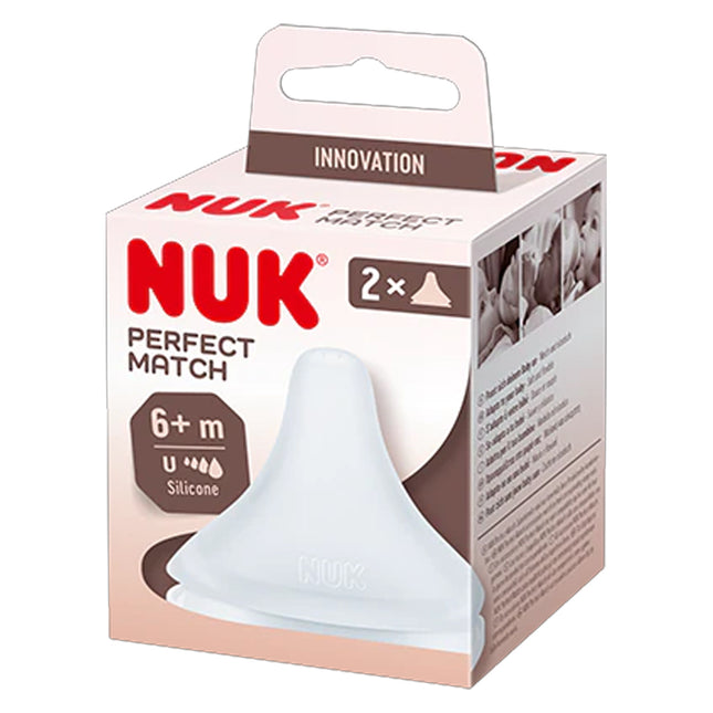 Nuk Perfect Match Teats Small Flow 0M+ 2 Pack
