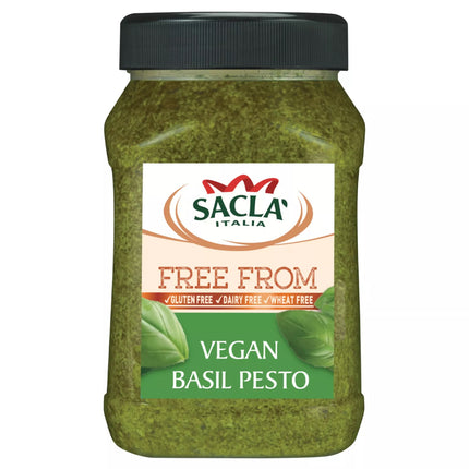 Sacla Free From Vegan Basil 950g