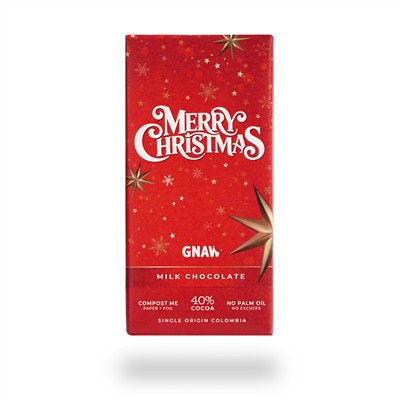Gnaw Merry Christmas 80g Bar