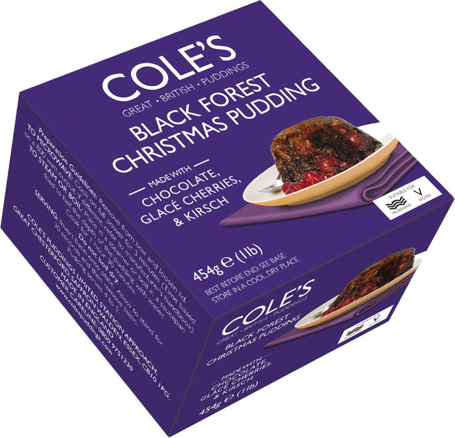 Cole's Black Forest Pudding 454g