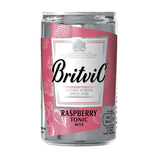 Britvic Tonic Water Raspberry Can 150ml