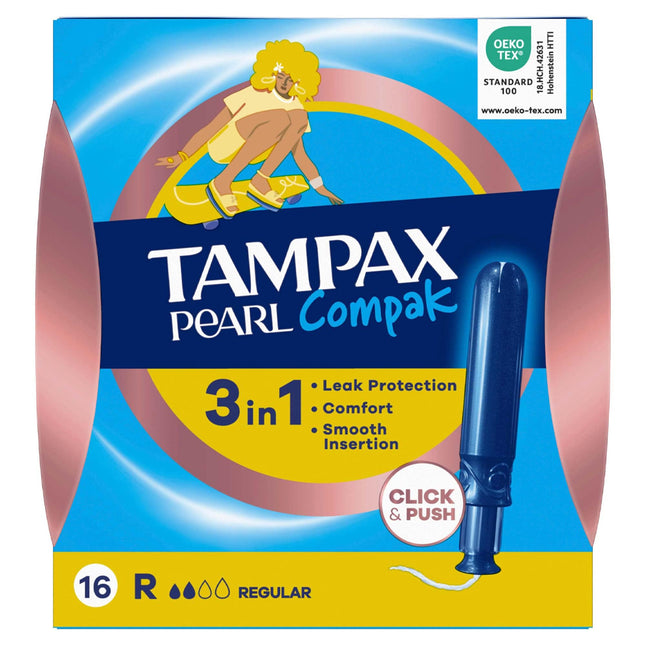 Tampax Compak Pearl Regular 16ct