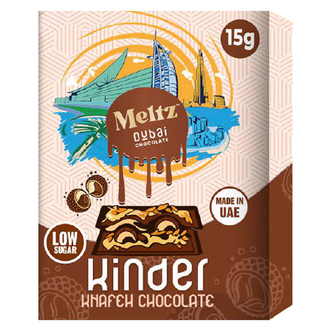 Meltz Dubai Chocolate Kinder Knafeh Flavour 15g
