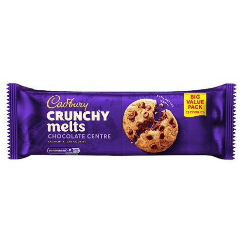 Cadbury Crunchy Melts Chocolate 312g