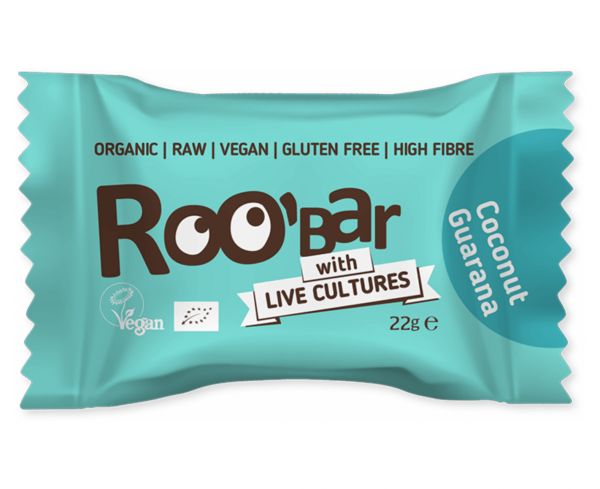 Roobar Coconut Guarana 22g
