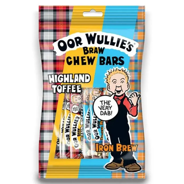Oor Wullie Chewbar Mix (Chewy Toffee / Iron Brew) 120g