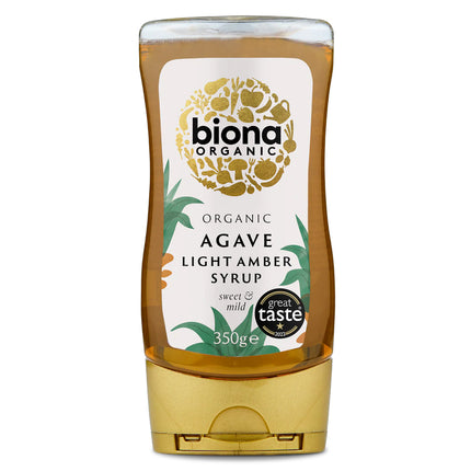 Biona Organic Agave Syrup/ Nectar Light Squeezy 350g