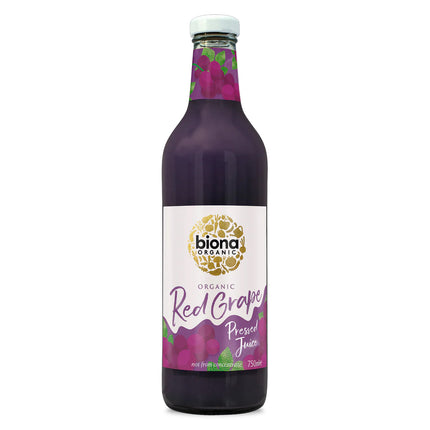 Biona Organic Red Grape Juice Pressed 750ml