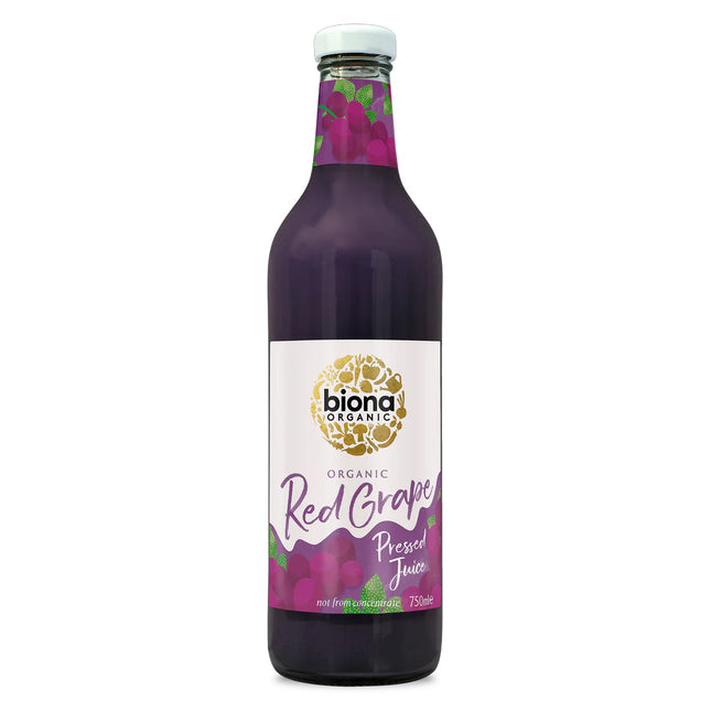 Biona Organic Red Grape Juice Pressed 750ml