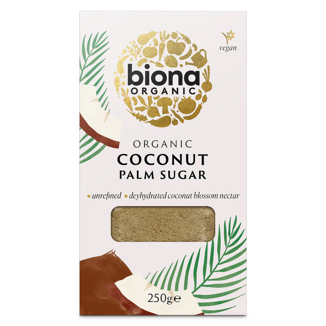 Biona Organic Coconut Palm Sugar Unrefined 250g