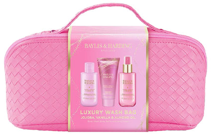 Jojoba, Vanilla & Almond Oil Luxury Wash Bag Gift Set 500g