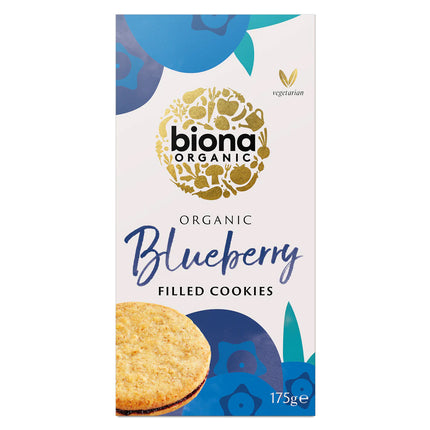 Biona Organic Blueberry Filled Cookies 175g