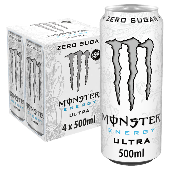 Monster Energy Drink Ultra PMP £5.49 4pk 500ml