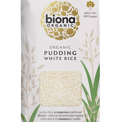 Biona Organic Pudding Rice White Perfect For Rice Pudding 500g