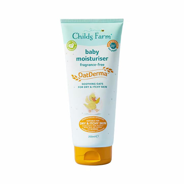 Childs Farm Oatderma, Baby Moisturiser, Fragrance Free (Itchy & Dry Skin) 200ml