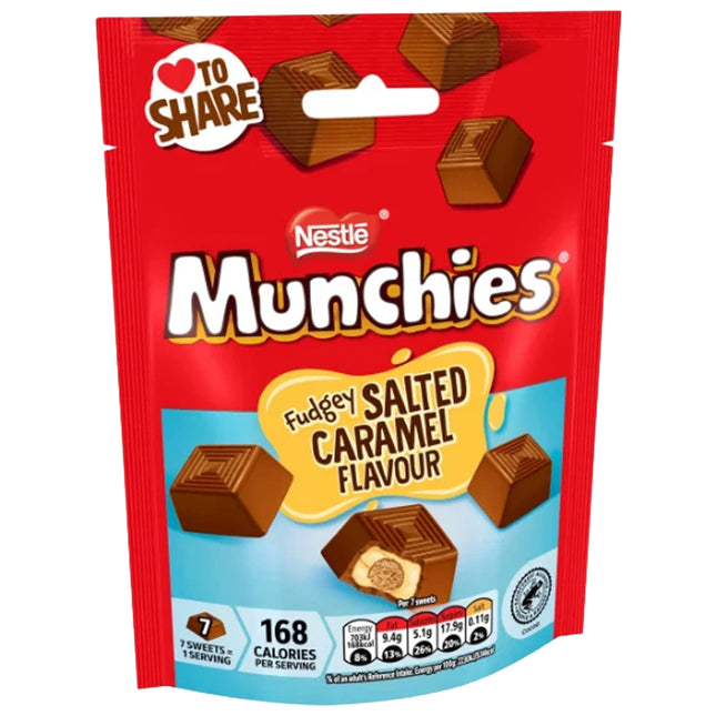 Munchies Salted Caramel Fudge Pouch 97g