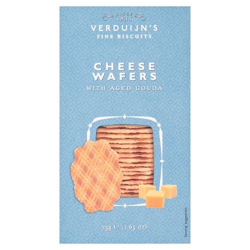 Verdijn's Fine Biscuits Cheese Wafers 75G