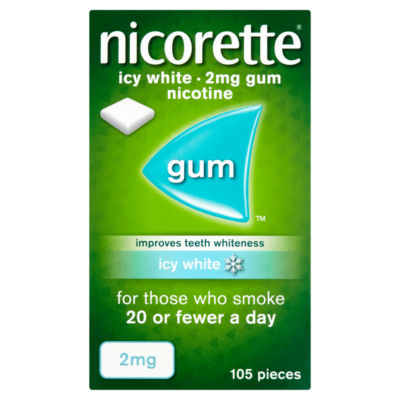 Nicorette Icy White Gum (2mg) - 105 Pack