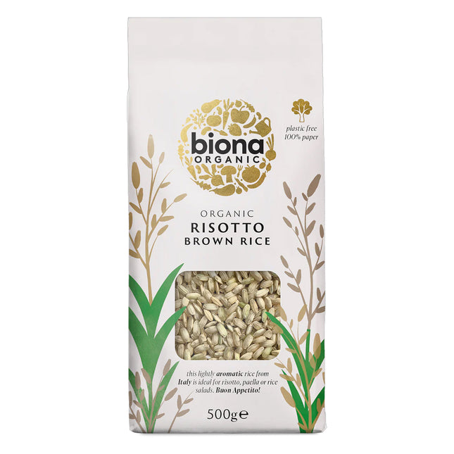 Biona Organic Risotto Rice Brown 500g