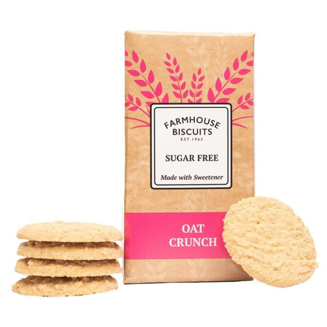Farmhouse Biscuits Sugar Free Oat Crunch Carton 150g
