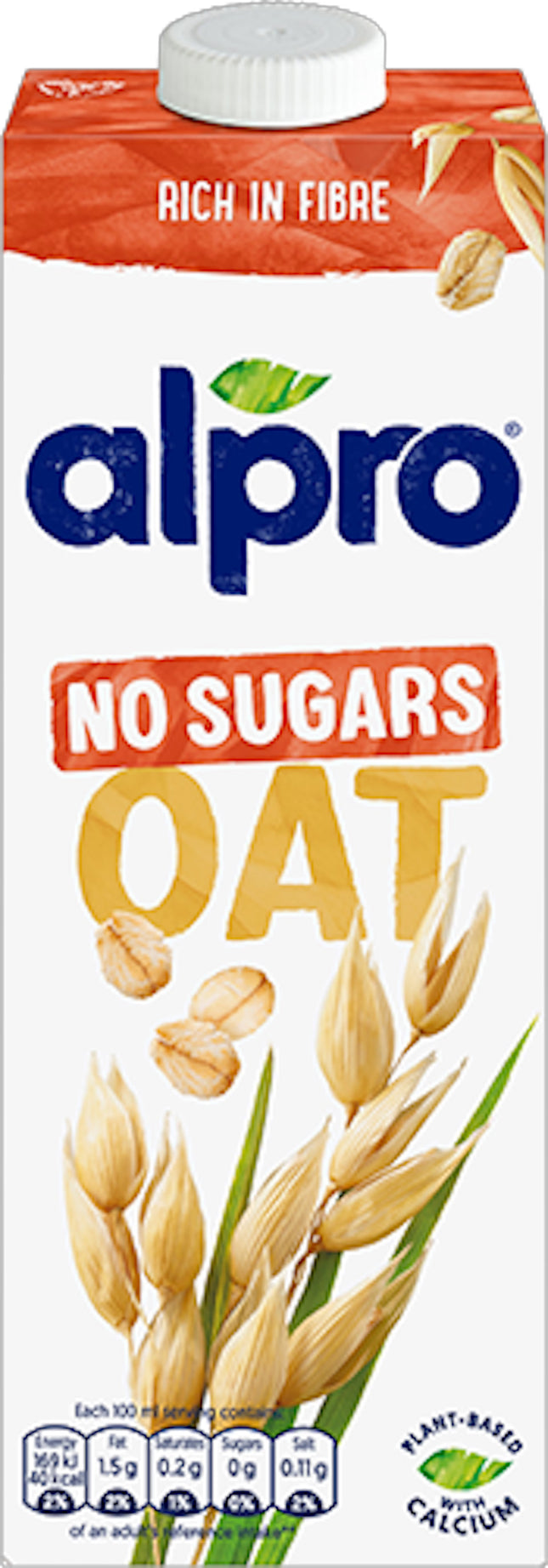 Alpro Oat No Sugars Long Life Drink 1L